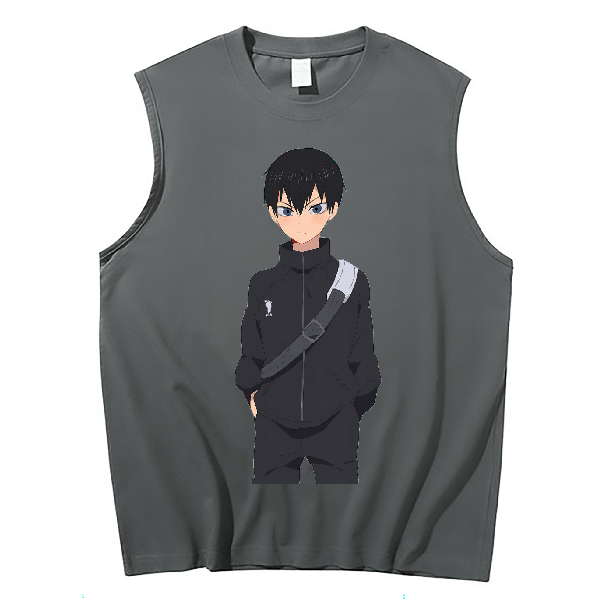 （画像用） ハイキュー!! Haikyu!! コットン100％タンクトップ（フロントプリント）